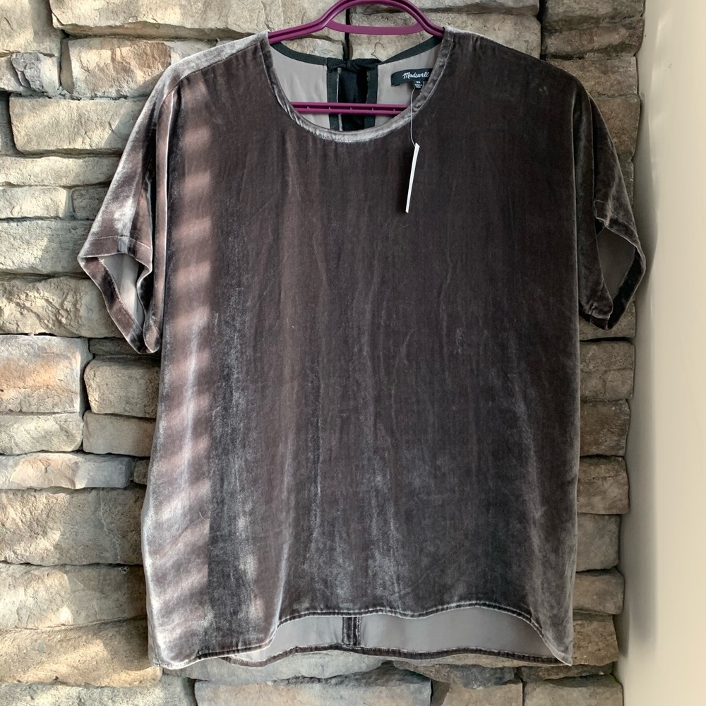 Madewell | velvet blouse